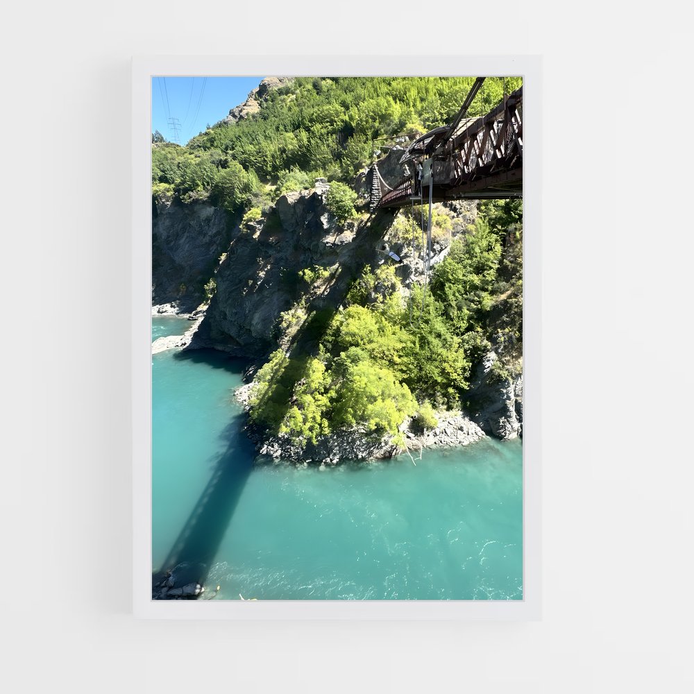 Poster Kayak Aventure – affiche Saut à l’élastique (vue 3)